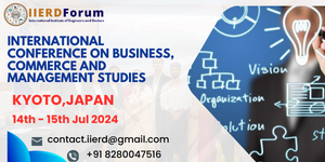 Business, Commerce and Management Studies Conference in Japan